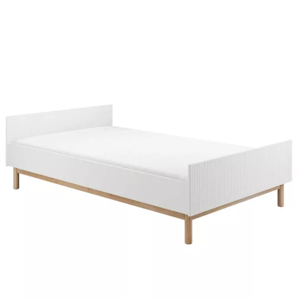 Miloo - łóżko 200x120 cm białe