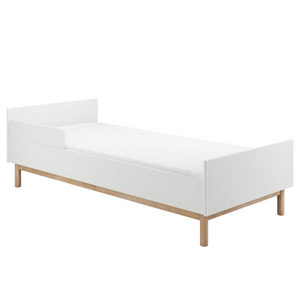 Miloo - łóżko 200x90 cm białe