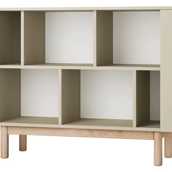 Miloo - regał niski szampański