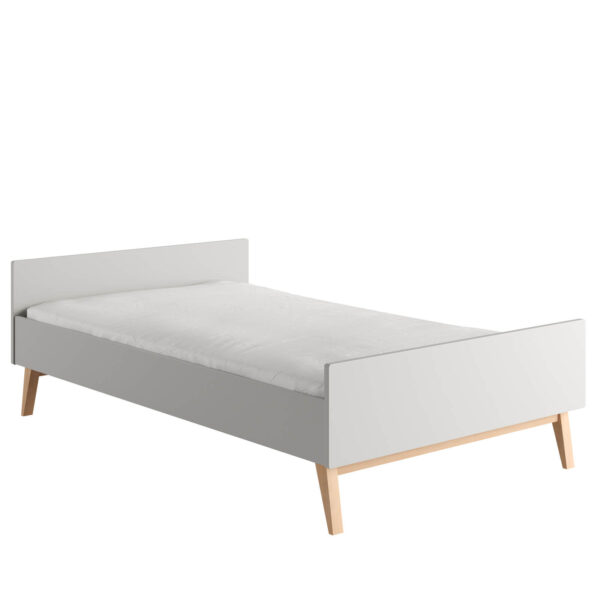 Swing - łóżko 200x120 cm szare