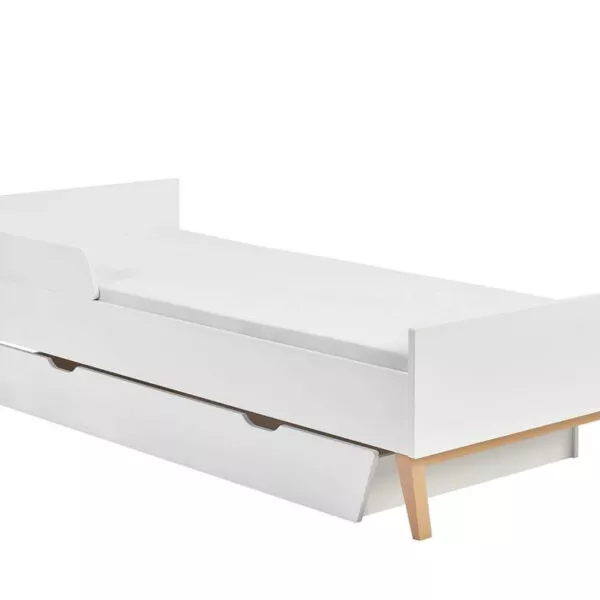 Swing - łóżko 200x90 cm białe