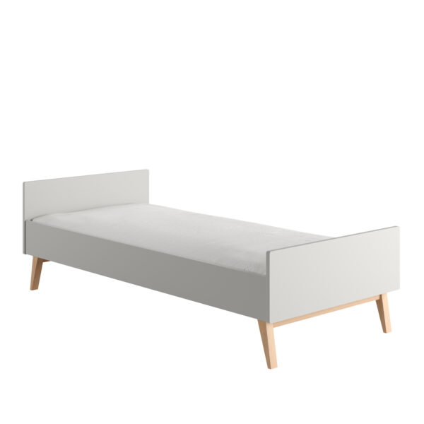 Swing - łóżko 200x90 cm szare