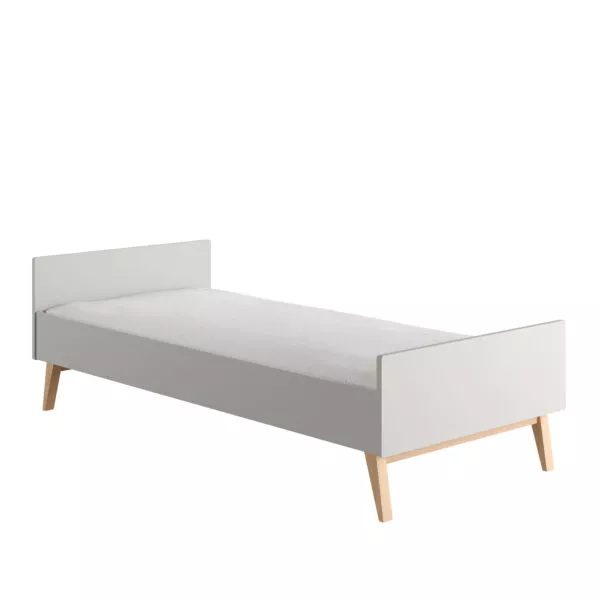 Swing - łóżko 200x90 cm szare