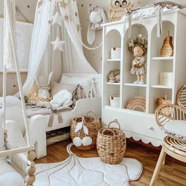 Regał biały- Babushka