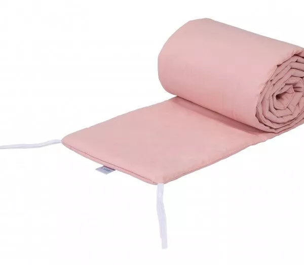 Łóżeczko dostawne 2w1 z osłonką SZARE