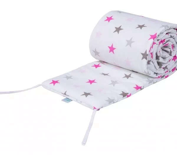 Łóżeczko dostawne 2w1 z osłonką SZARE