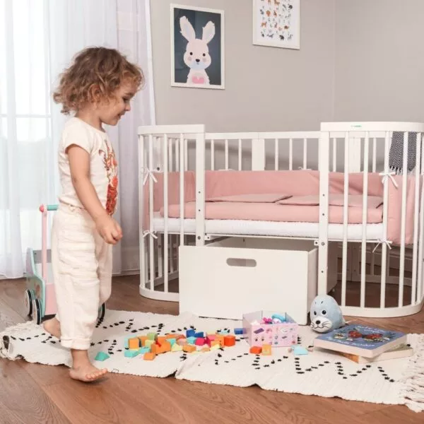 Szuflada do Łóżeczka 7w1 Biała – Wykorzystaj miejsce