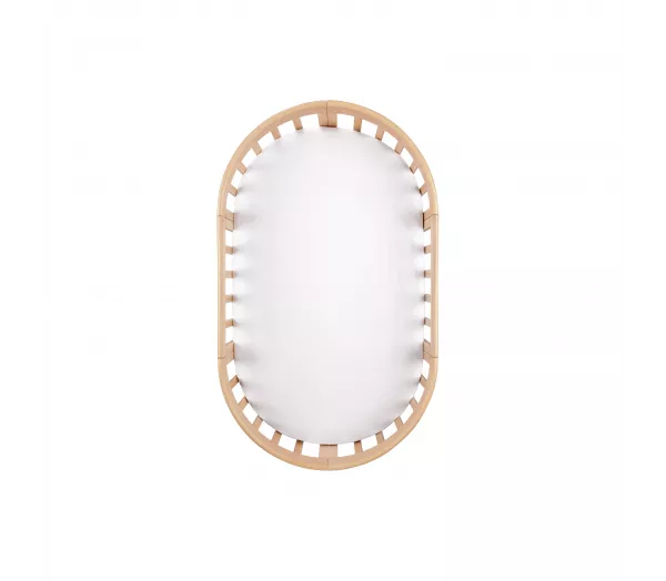 Zestaw bawełnianych prześcieradeł do owalnych łóżeczek 7w1