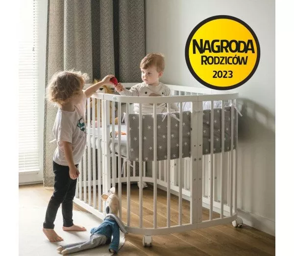 Nieprzemakalne prześcieradło do dużego łóżeczka 7w1