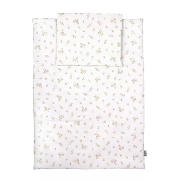 Pościel dziecięca Junior 90x120 Brązowe listki