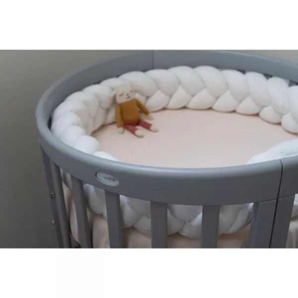 Prześcieradło z bawełny organicznej 73cm Szampański Beż