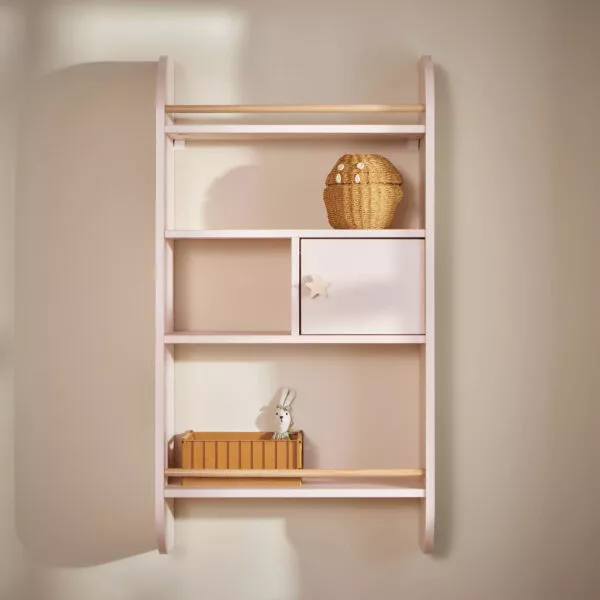 Półka Rainbow Snow Różowa – Idealne Miejsce na Książki i Zabawki Twojego Dziecka