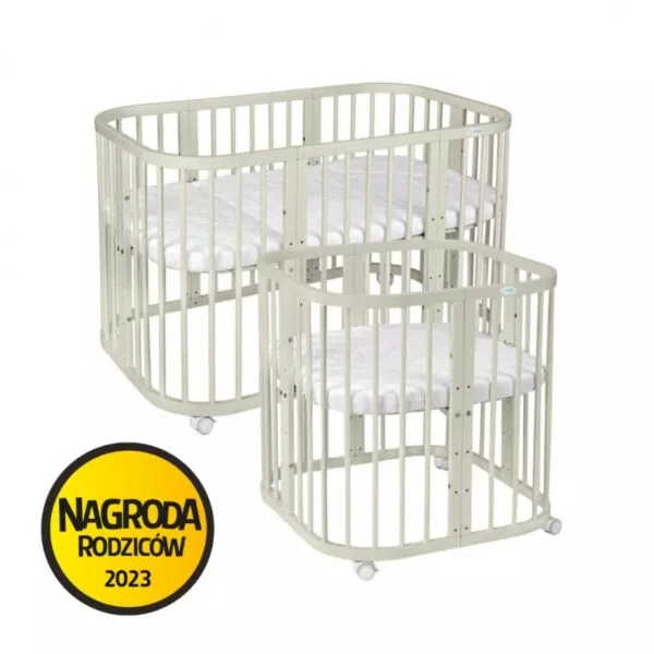 Oliwkowe Łóżeczko 7w1 dla Dziecka – Wielofunkcyjny Mebel