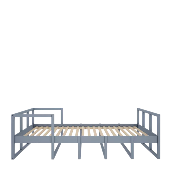 Łóżko 90 x 200 cm zgaszony niebieski – Tweens