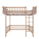 wysokie łóżko basic kaszmir