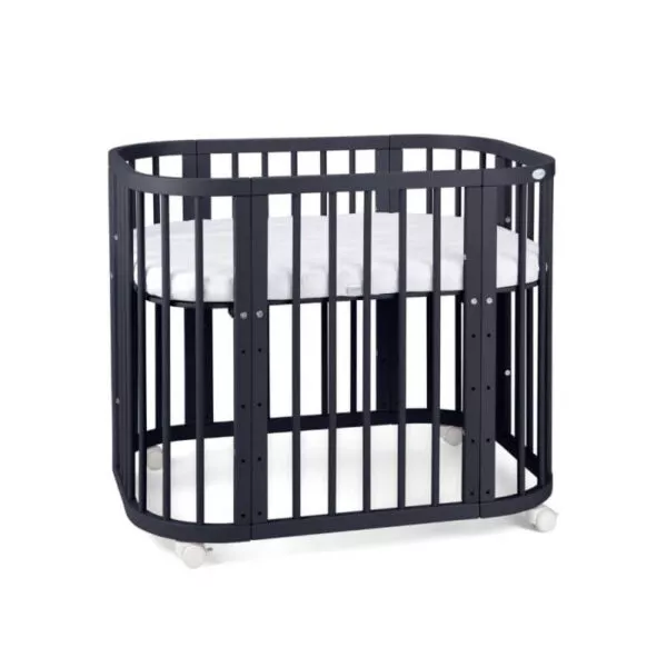 Łóżeczko Dziecięce 5w1 GRAFIT z Opcją Kołyski