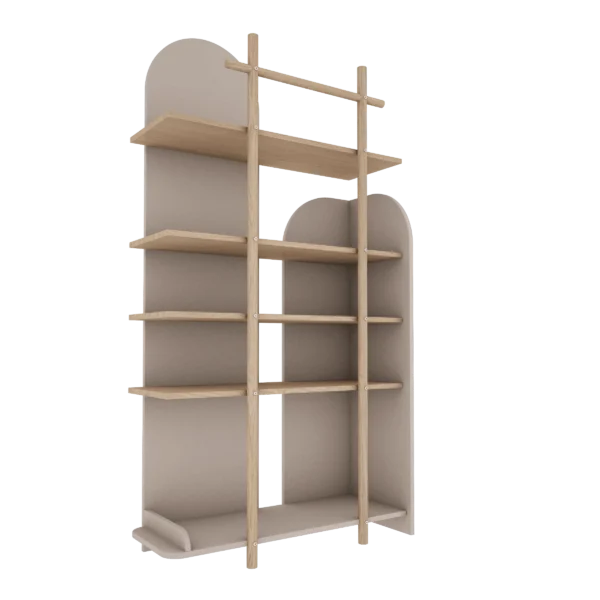 Regał wąski Bloom – nowoczesny regał do pokoju dziecka