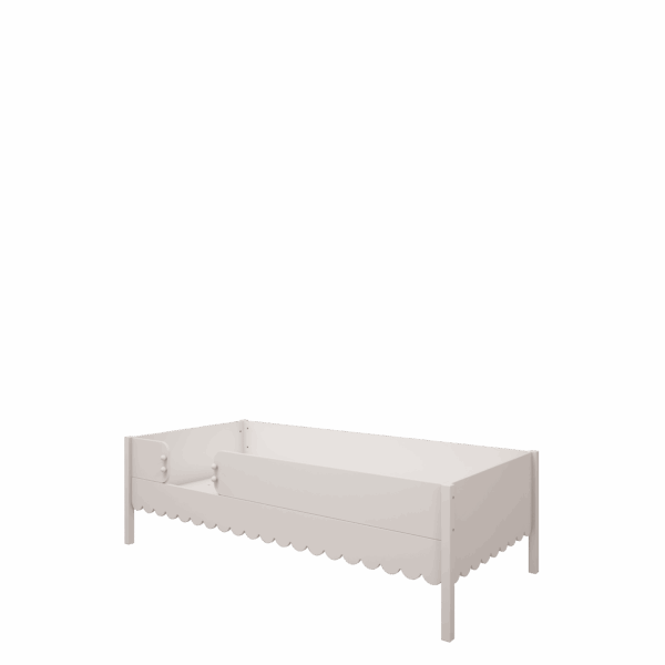 Łóżko piętrowe Babushka- górne łóżko białe 2w1