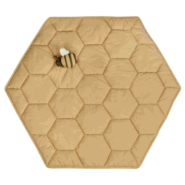 Mata do zabawy Honeycomb 100 x 100 cm, Planet Bee, Lorena Canals