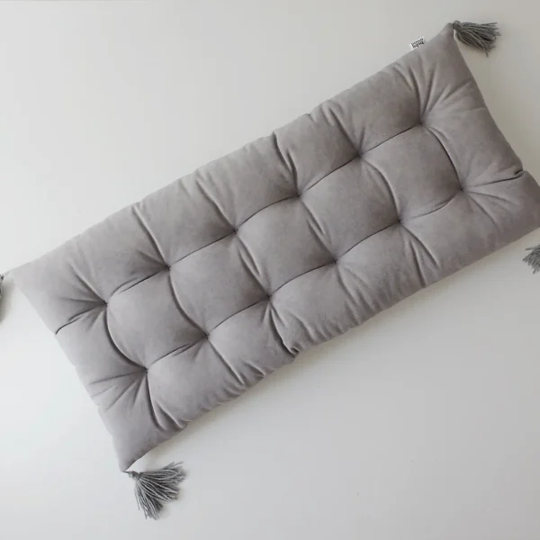 Poduszka do bujaka L Szara