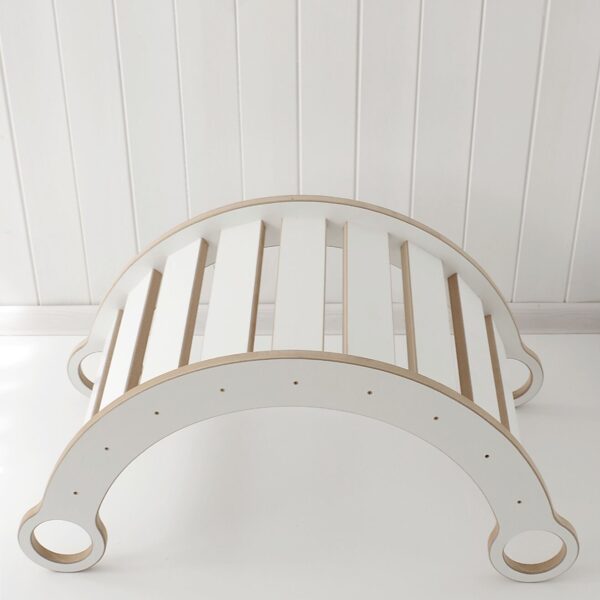 Bujak drewniany L Biały