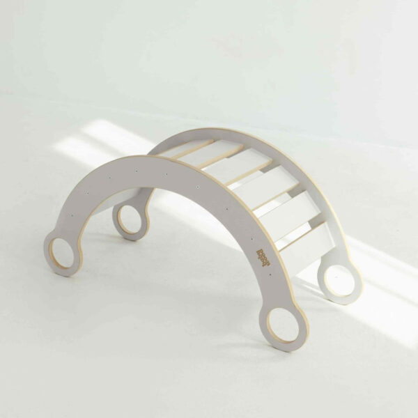 Bujak drewniany L Szary