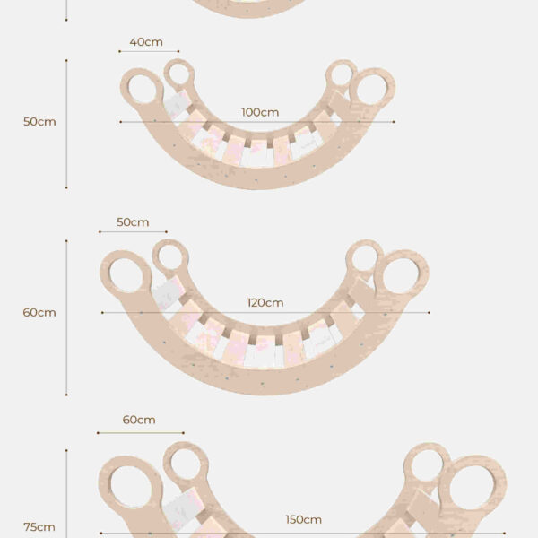 Bujak drewniany L Naturalny