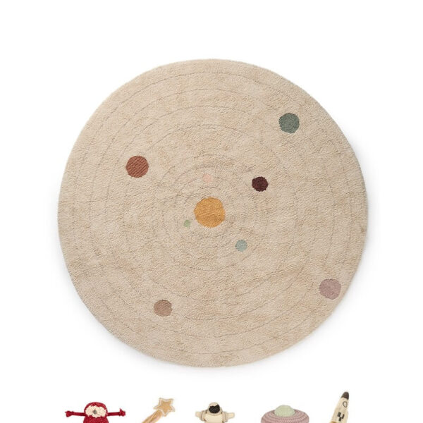 Dywan bawełniany Układ Słoneczny 150Ø cm