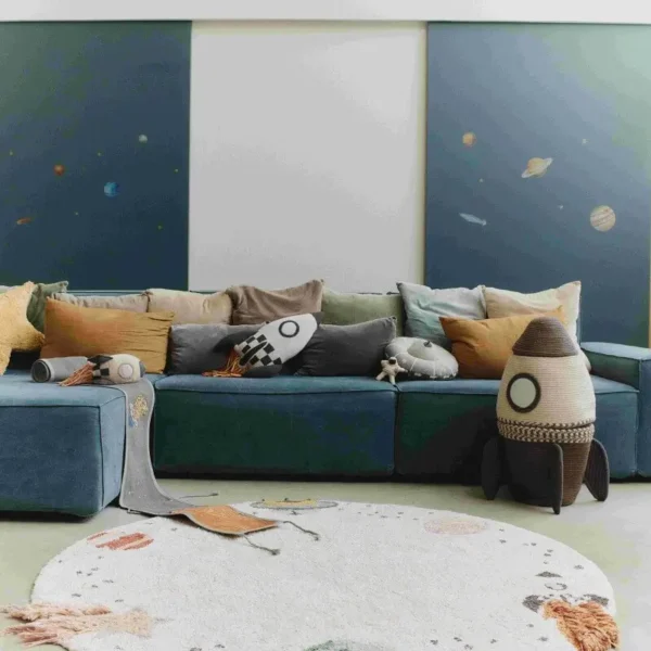 Dywan bawełniany Interstellar Journey Lorena Canals 140 Ø cm