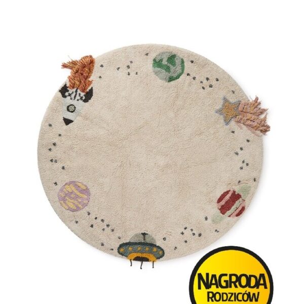 Dywan bawełniany Interstellar Journey Lorena Canals 140 Ø cm