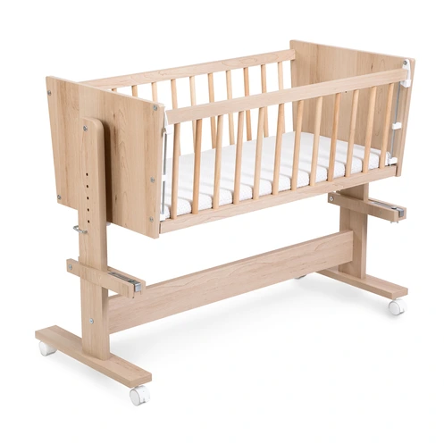 Łóżeczko dostawne z kołyską w kolorze buk Zoya 5w1