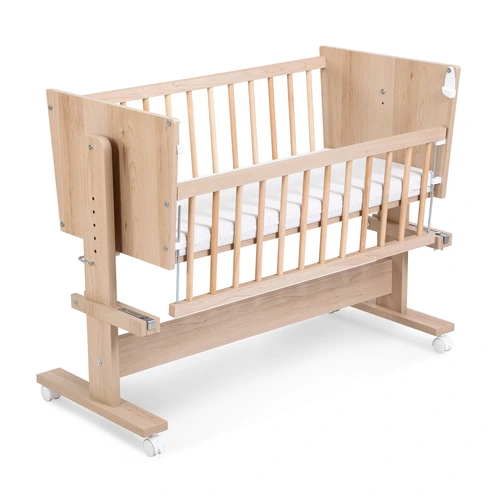 Łóżeczko dostawne z kołyską w kolorze buk Zoya 5w1