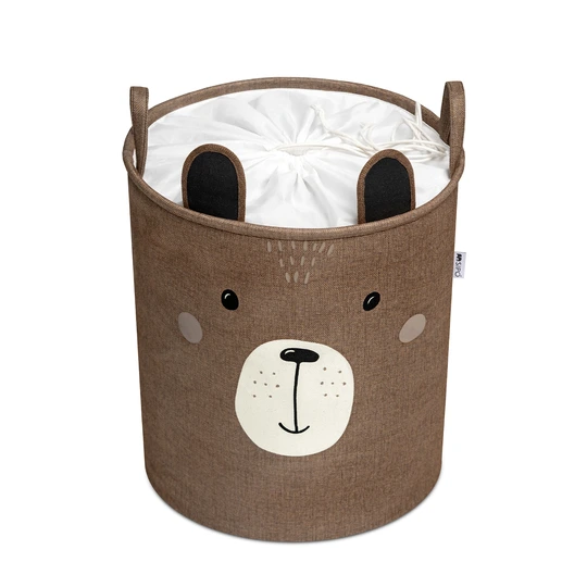 Kosz na zabawki Premium Brązowy Miś XL