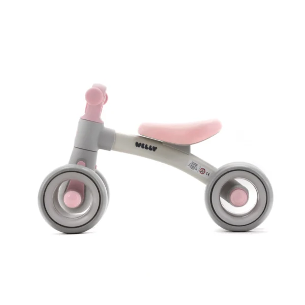 Rowerek biegowy WELLY GREY & PINK