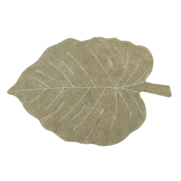 Dywan bawełniany Monstera Olive 120 x 180 cm