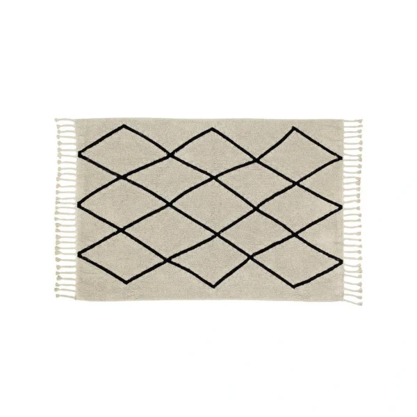 Lorena Canals Dywan bawełniany Bereber Beige 140 × 200 cm