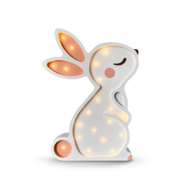 Lampka nocna Peekaboo – Króliczek biały