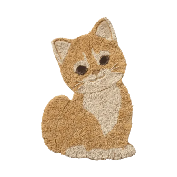 Dywan bawełniany dla dzieci Ginger Kot 85 x 130 cm – Lorena Canals